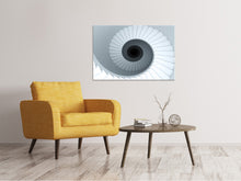 Laden Sie das Bild in den Galerie-Viewer, Leinwandbild 3D Wendeltreppe