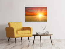 Laden Sie das Bild in den Galerie-Viewer, Leinwandbild Der Sonnenuntergang