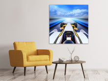 Laden Sie das Bild in den Galerie-Viewer, Leinwandbild Im Rennauto