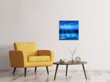Laden Sie das Bild in den Galerie-Viewer, Leinwandbild Licht unter Wasser
