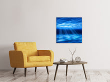 Laden Sie das Bild in den Galerie-Viewer, Leinwandbild Licht unter Wasser