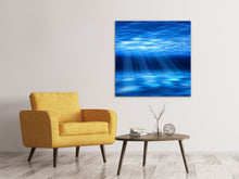 Laden Sie das Bild in den Galerie-Viewer, Leinwandbild Licht unter Wasser