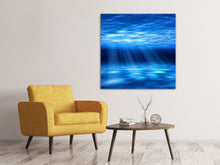 Laden Sie das Bild in den Galerie-Viewer, Leinwandbild Licht unter Wasser