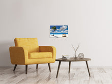 Laden Sie das Bild in den Galerie-Viewer, Leinwandbild Strand an der blauen Lagune