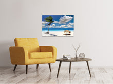 Laden Sie das Bild in den Galerie-Viewer, Leinwandbild Strand an der blauen Lagune