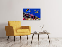 Laden Sie das Bild in den Galerie-Viewer, Leinwandbild Welt der Fische