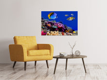 Laden Sie das Bild in den Galerie-Viewer, Leinwandbild Welt der Fische