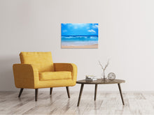 Laden Sie das Bild in den Galerie-Viewer, Leinwandbild Sanfte Strandwellen