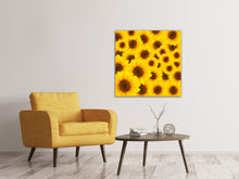Laden Sie das Bild in den Galerie-Viewer, Leinwandbild Ein Strauss Sonnenblumen