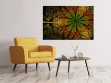Laden Sie das Bild in den Galerie-Viewer, Leinwandbild Abstraktes Blumenmuster