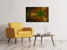 Laden Sie das Bild in den Galerie-Viewer, Leinwandbild Abstraktes Blumenmuster