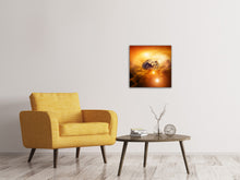 Laden Sie das Bild in den Galerie-Viewer, Leinwandbild Mystischer Planet Erde