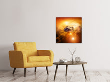 Laden Sie das Bild in den Galerie-Viewer, Leinwandbild Mystischer Planet Erde