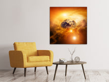 Laden Sie das Bild in den Galerie-Viewer, Leinwandbild Mystischer Planet Erde