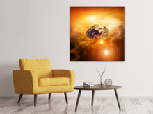 Laden Sie das Bild in den Galerie-Viewer, Leinwandbild Mystischer Planet Erde
