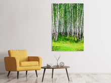 Laden Sie das Bild in den Galerie-Viewer, Leinwandbild Der Birkenwald im Sommer