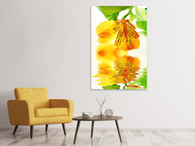 Laden Sie das Bild in den Galerie-Viewer, Leinwandbild Fliessende Orchideenblüte