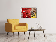 Laden Sie das Bild in den Galerie-Viewer, Leinwandbild Musiktext im Grungestil