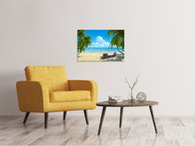 Laden Sie das Bild in den Galerie-Viewer, Leinwandbild Strandparadies