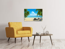 Laden Sie das Bild in den Galerie-Viewer, Leinwandbild Strandparadies