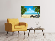 Laden Sie das Bild in den Galerie-Viewer, Leinwandbild Strandparadies