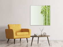 Laden Sie das Bild in den Galerie-Viewer, Leinwandbild Bambuswall