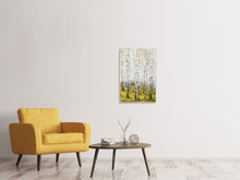Laden Sie das Bild in den Galerie-Viewer, Leinwandbild Der Birkenwald im Frühling