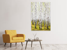 Laden Sie das Bild in den Galerie-Viewer, Leinwandbild Der Birkenwald im Frühling