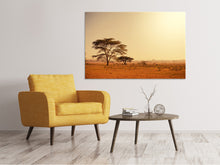 Laden Sie das Bild in den Galerie-Viewer, Leinwandbild Weideland in Kenia