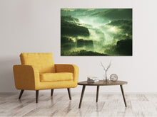 Laden Sie das Bild in den Galerie-Viewer, Leinwandbild Über den Wäldern