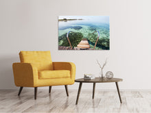 Laden Sie das Bild in den Galerie-Viewer, Leinwandbild Bad im Meer