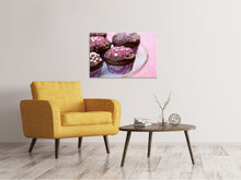Laden Sie das Bild in den Galerie-Viewer, Leinwandbild Muffins