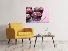 Laden Sie das Bild in den Galerie-Viewer, Leinwandbild Muffins