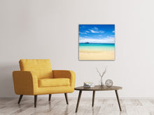 Laden Sie das Bild in den Galerie-Viewer, Leinwandbild Blaue Lagune