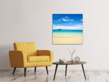 Laden Sie das Bild in den Galerie-Viewer, Leinwandbild Blaue Lagune