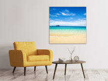 Laden Sie das Bild in den Galerie-Viewer, Leinwandbild Blaue Lagune