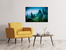 Laden Sie das Bild in den Galerie-Viewer, Leinwandbild Geheimnisvoller Wald