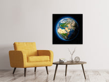 Laden Sie das Bild in den Galerie-Viewer, Leinwandbild Die Erde als Planet