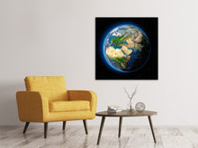 Laden Sie das Bild in den Galerie-Viewer, Leinwandbild Die Erde als Planet