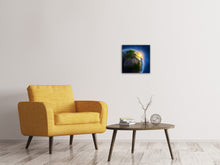 Laden Sie das Bild in den Galerie-Viewer, Leinwandbild Sonne und Erde