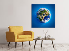 Laden Sie das Bild in den Galerie-Viewer, Leinwandbild Planet Earth