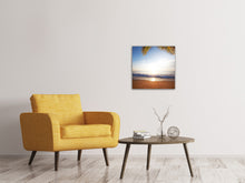 Laden Sie das Bild in den Galerie-Viewer, Leinwandbild Figuren im Sand