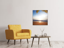 Laden Sie das Bild in den Galerie-Viewer, Leinwandbild Figuren im Sand