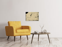 Laden Sie das Bild in den Galerie-Viewer, Leinwandbild Frauenportrait im Grungestil