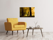 Laden Sie das Bild in den Galerie-Viewer, Leinwandbild Herbstlaub