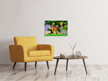 Laden Sie das Bild in den Galerie-Viewer, Leinwandbild Dschungelkönig