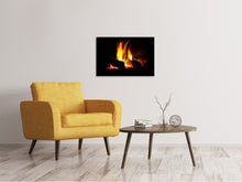Laden Sie das Bild in den Galerie-Viewer, Leinwandbild Der Kamin