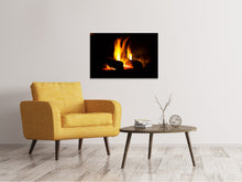 Laden Sie das Bild in den Galerie-Viewer, Leinwandbild Der Kamin