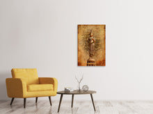 Laden Sie das Bild in den Galerie-Viewer, Leinwandbild Goldene Buddha-Statue