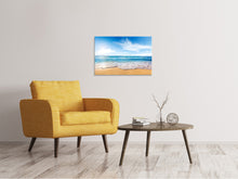 Laden Sie das Bild in den Galerie-Viewer, Leinwandbild Spuren im Sand